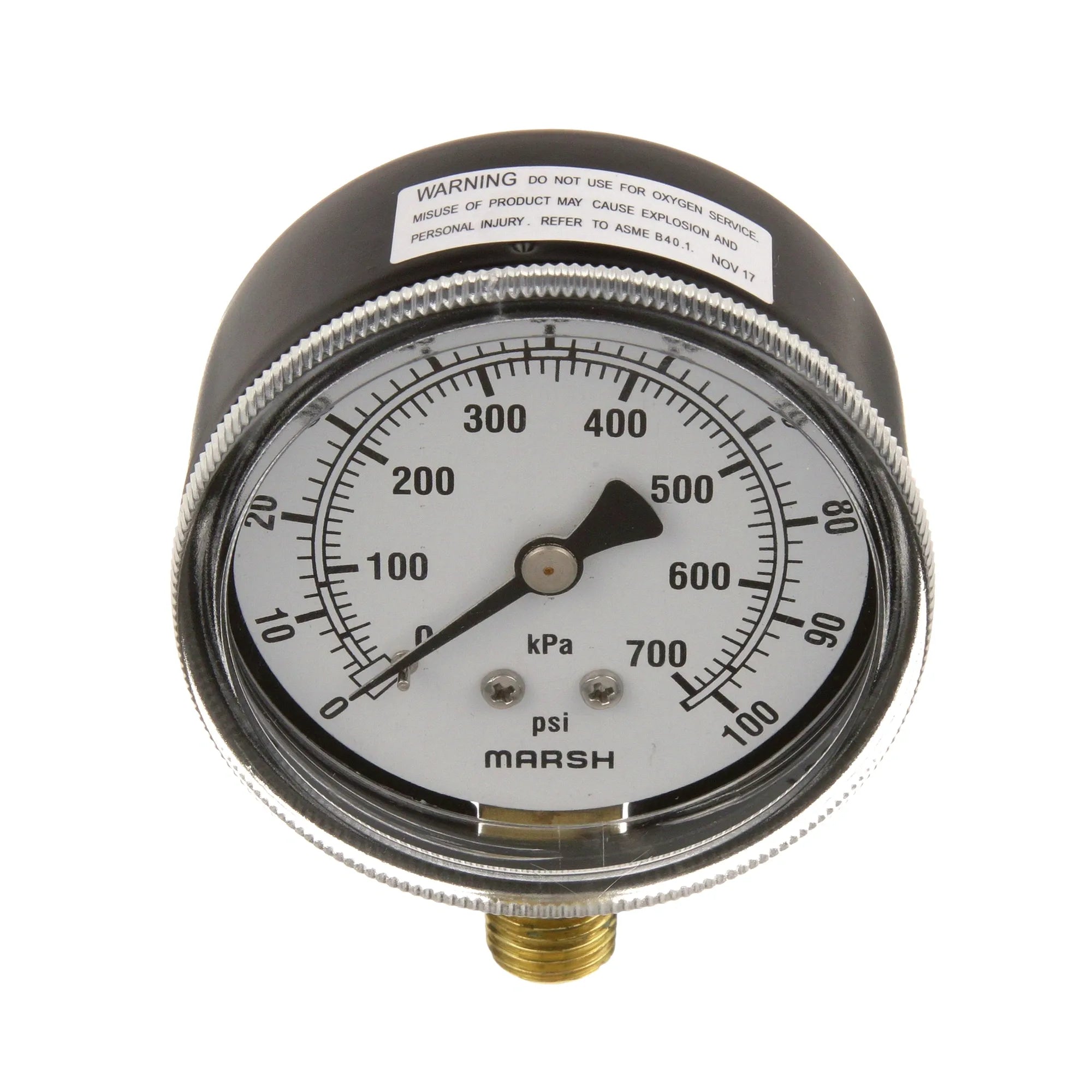 6685-100-01-00 Jackson - Quality Pressure Gauge 0-100 PSI alternate view 1 6685-100-01-00 Jackson - Quality Pressure Gauge 0-100 PSI alternate view 1